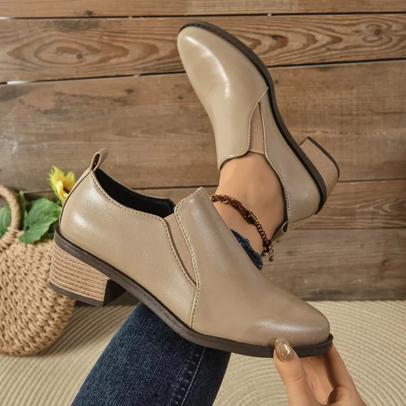 Honorine | Bottes Mi-Mollet à Bout Pointu