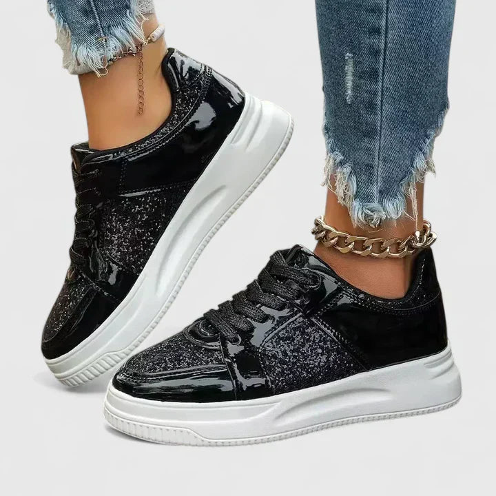 Lucie baskets brillantes amortissantes Léonie Varenne vue 1