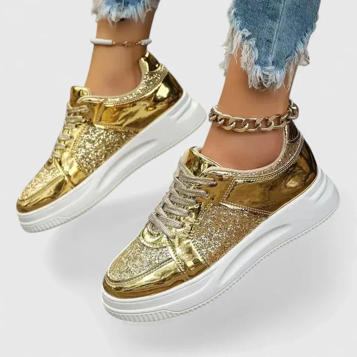 Lucie baskets brillantes amortissantes Léonie Varenne vue 3