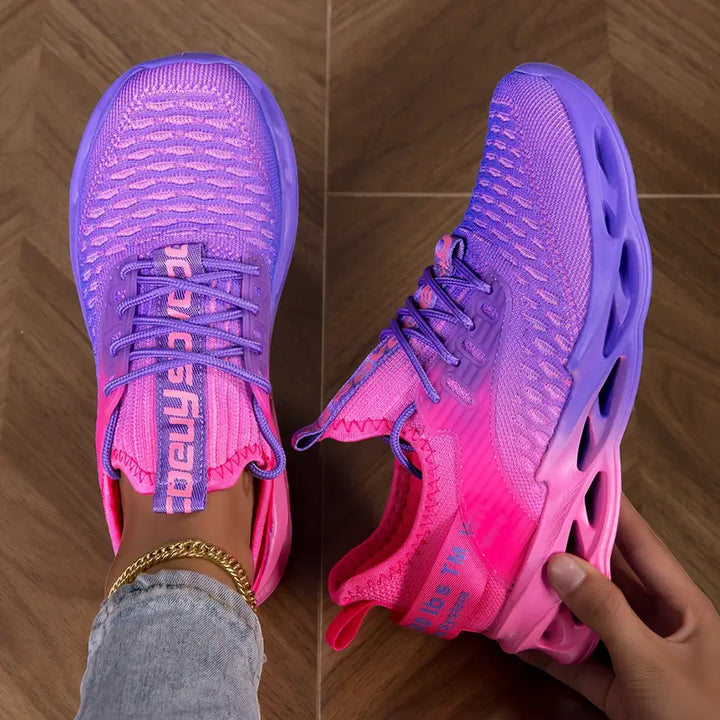 Éloïse baskets aux coloris contrastés Léonie Varenne vue 1