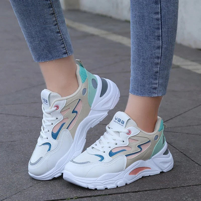 Camille baskets multicolores à semelle épaisse Léonie Varenne vue 1