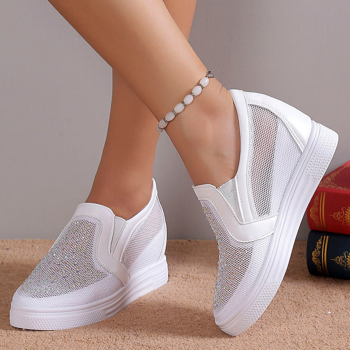 Sabrina baskets ornées de strass Léonie Varenne vue 1