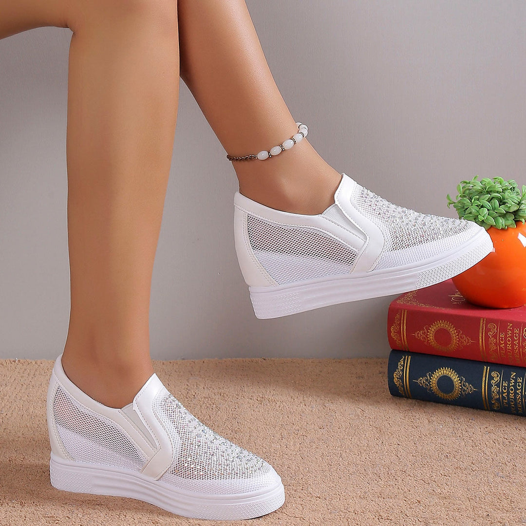 Sabrina baskets ornées de strass Léonie Varenne vue 13