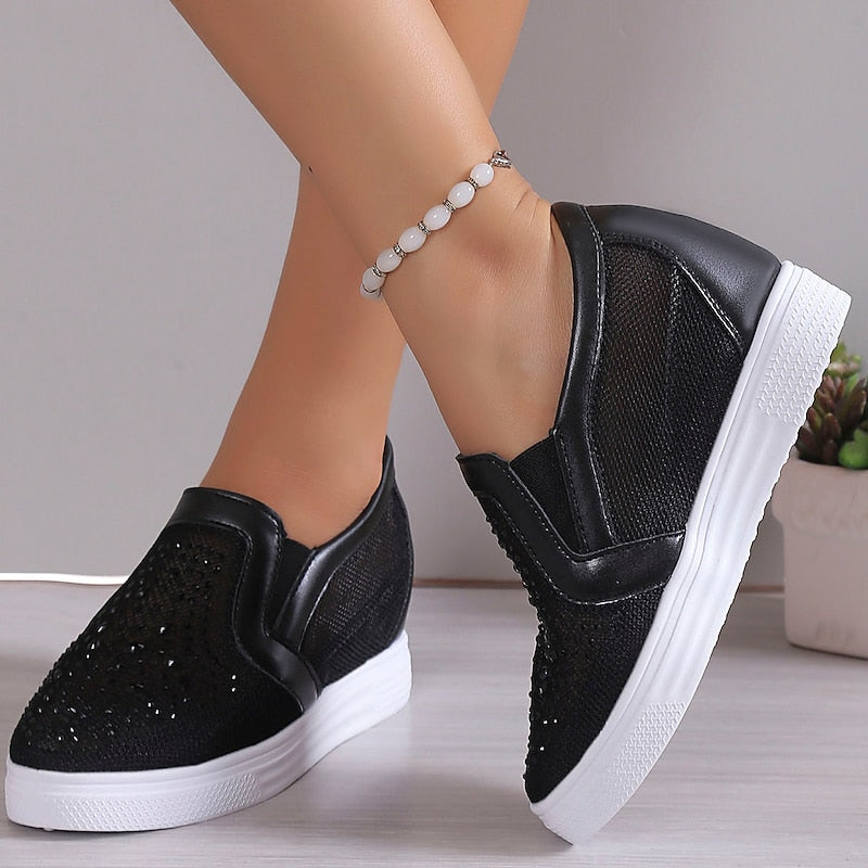 Sabrina baskets ornées de strass Léonie Varenne vue 7
