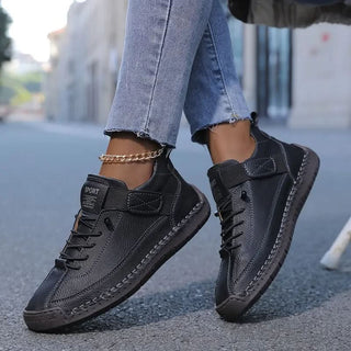 Élise | Baskets Confort à Bout Large - Noir