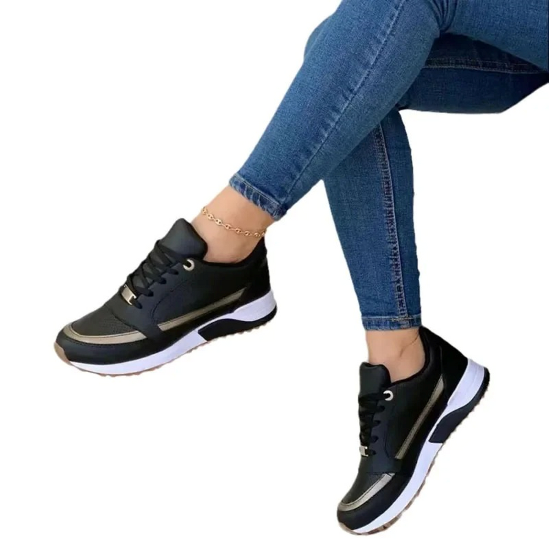 Fantine | Baskets à Lacets Bi-Matière