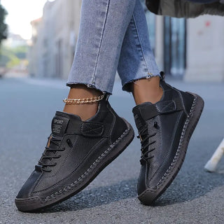 Enora | Baskets Souples à Enfiler — Noir