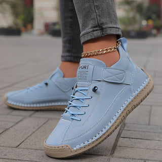Enora | Baskets Souples à Enfiler — Bleu clair