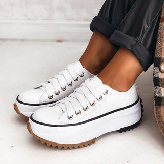 Danielle baskets en toile à lacets Léonie Varenne vue 4