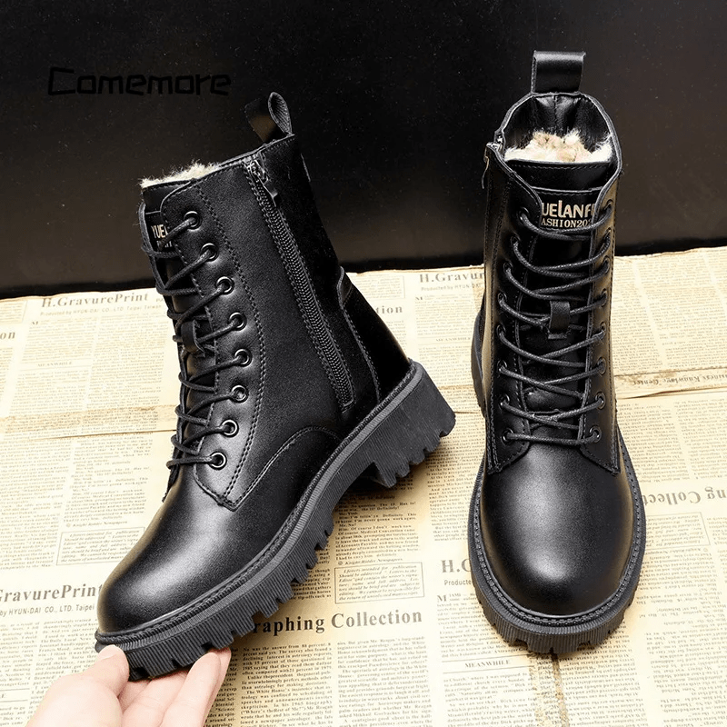 Delphine bottes d'hiver doublées à boucle Léonie Varenne vue 3