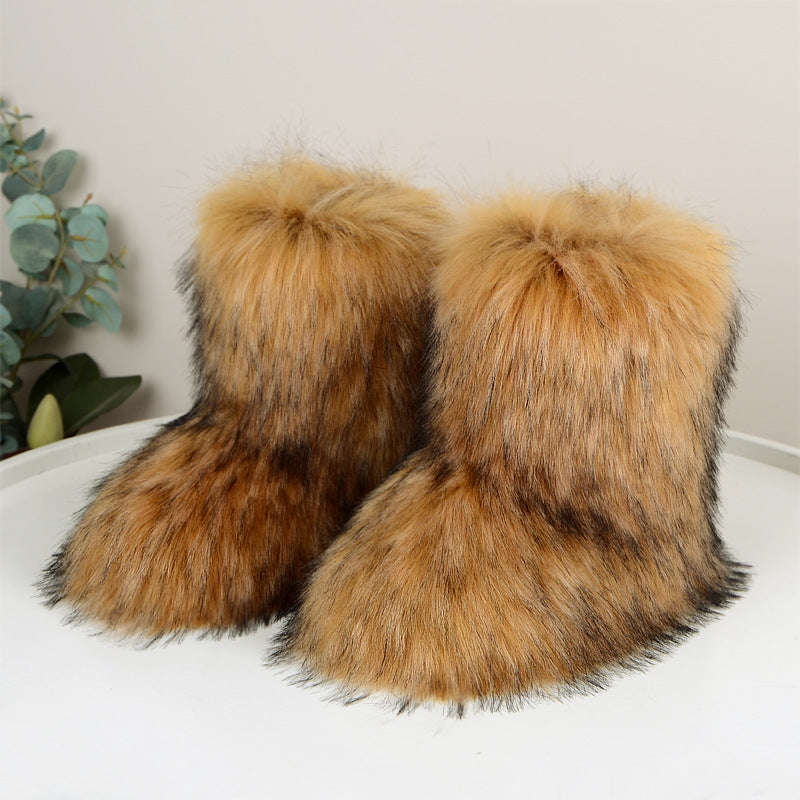 Ségolène bottes d'hiver mi-hautes fourrées Léonie Varenne vue 1