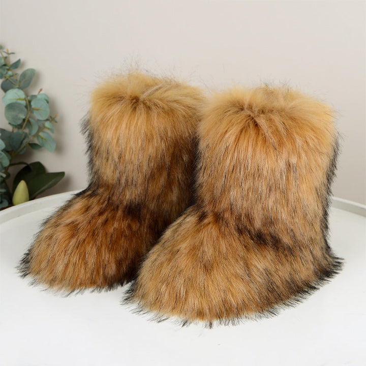 Ségolène bottes d'hiver mi-hautes fourrées Léonie Varenne vue 1