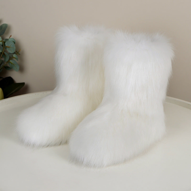 Ségolène bottes d'hiver mi-hautes fourrées Léonie Varenne vue 3