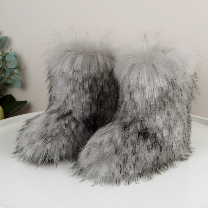 Ségolène bottes d'hiver mi-hautes fourrées Léonie Varenne vue 4