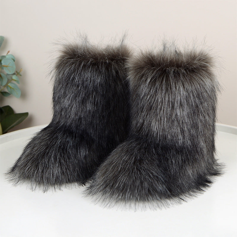 Ségolène bottes d'hiver mi-hautes fourrées Léonie Varenne vue 5