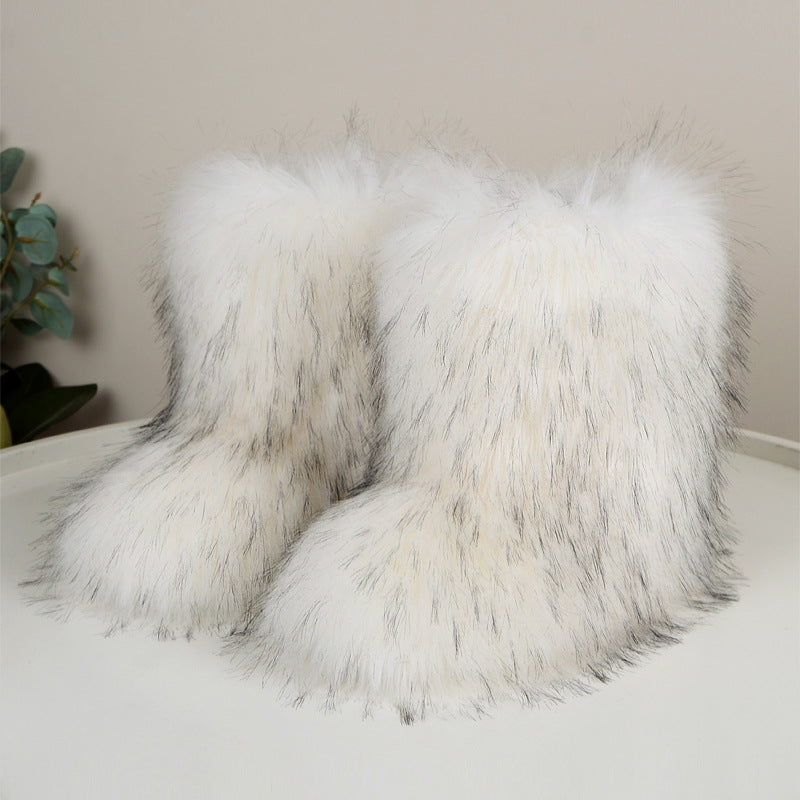 Ségolène bottes d'hiver mi-hautes fourrées Léonie Varenne vue 6