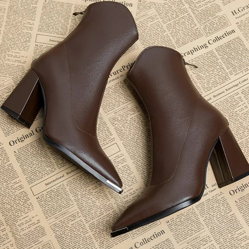 Noémie bottines chelsea à bout métallisé Léonie Varenne vue 4
