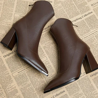 Noémie bottines chelsea à bout métallisé Léonie Varenne vue 4