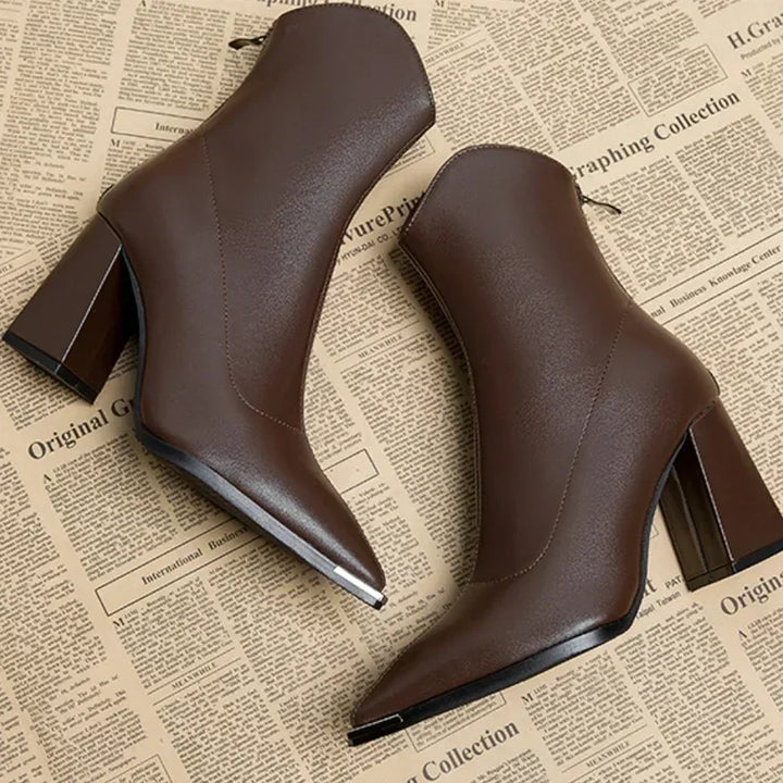 Noémie bottines chelsea à bout métallisé Léonie Varenne vue 4