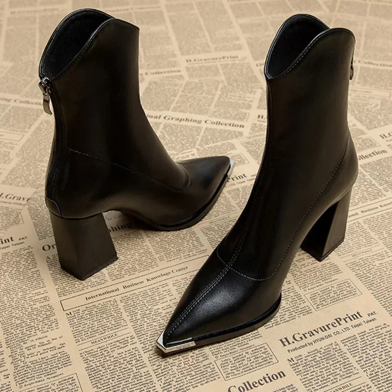 Noémie bottines chelsea à bout métallisé Léonie Varenne vue 6