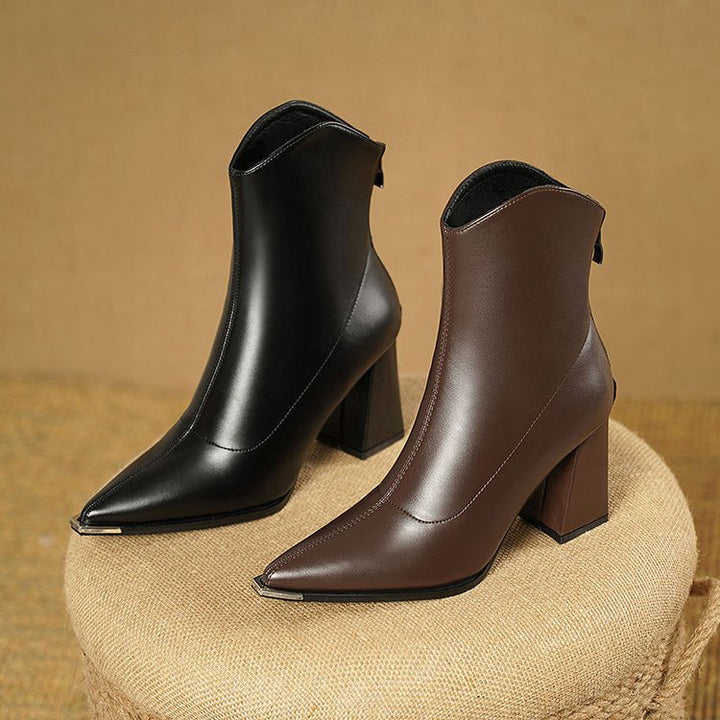 Noémie bottines chelsea à bout métallisé Léonie Varenne vue 9