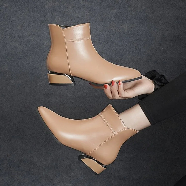 Bérénice | Bottines Doublées à Bout Pointu