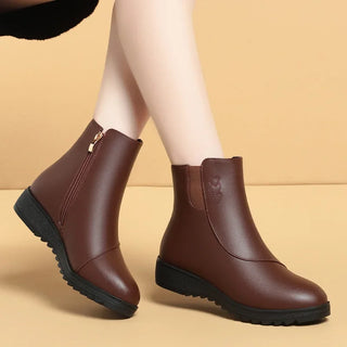 Mathilde | Bottines Fourrées à Zip Latéral