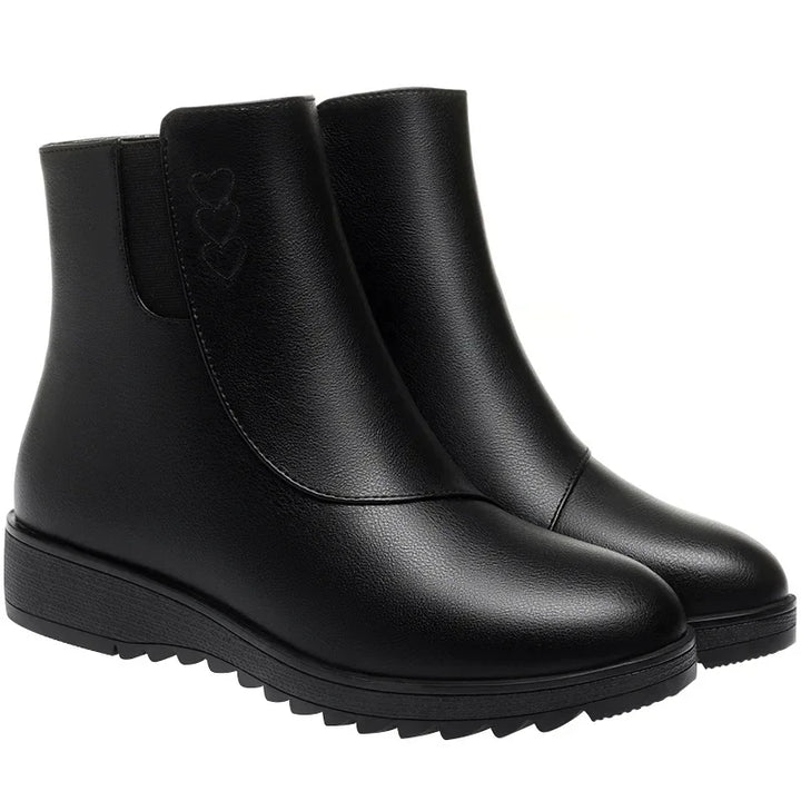 Mathilde | Bottines Fourrées à Zip Latéral