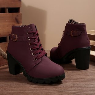Romane bottines à lacets et boucle métallique Léonie Varenne vue 6