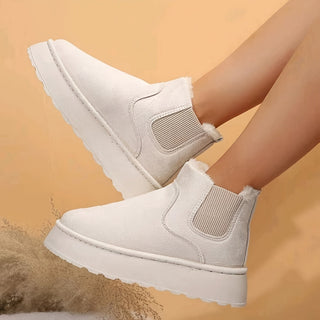 Armelle bottines de neige en suédine à enfiler Léonie Varenne vue 1