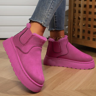 Armelle bottines de neige en suédine à enfiler Léonie Varenne vue 5