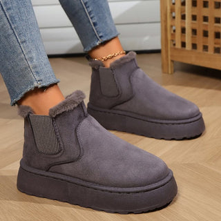 Armelle bottines de neige en suédine à enfiler Léonie Varenne vue 6