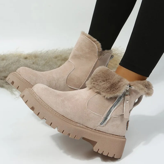 Maylis | Bottines Fourrées à Semelle Crantée