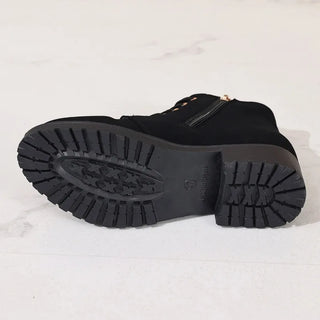 Solène | Bottines Rangers à Lacets et Zip