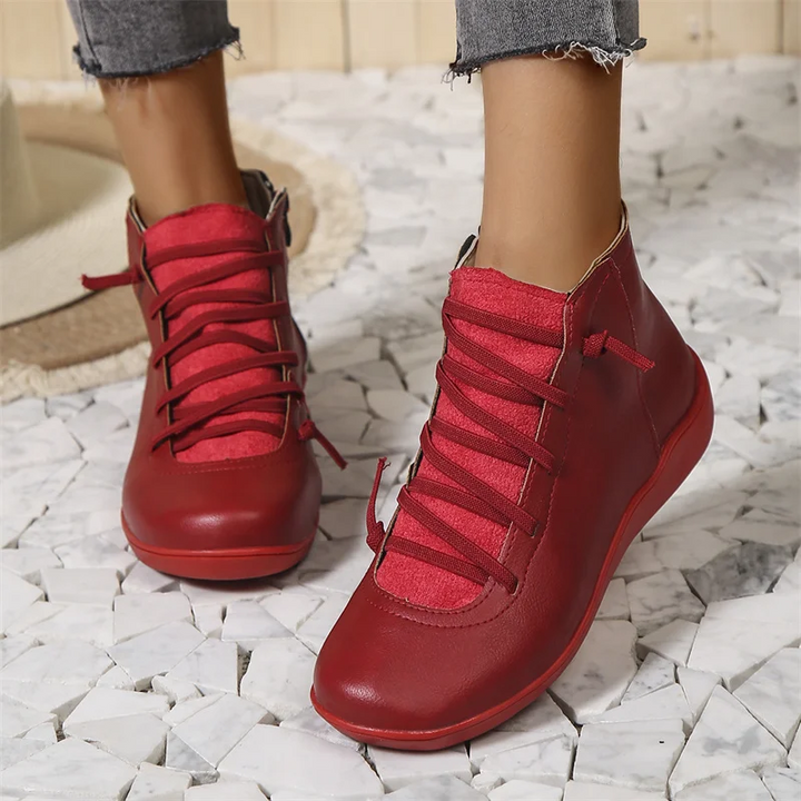 Héloïse bottines zippées à semelle antidérapante Léonie Varenne vue 3