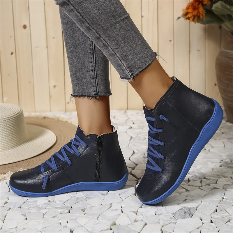 Héloïse bottines zippées à semelle antidérapante Léonie Varenne vue 4