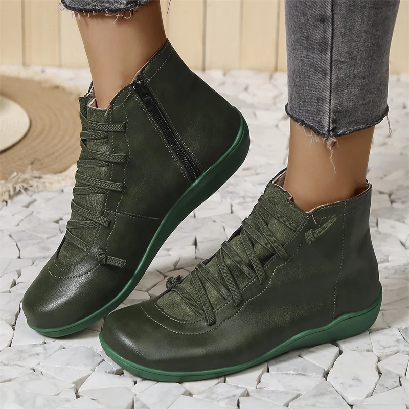 Héloïse bottines zippées à semelle antidérapante Léonie Varenne vue 5