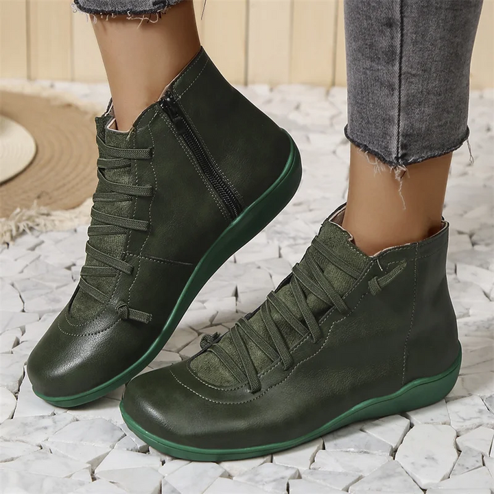 Héloïse bottines zippées à semelle antidérapante Léonie Varenne vue 5