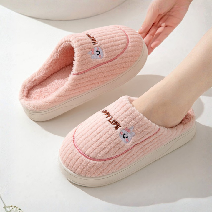 Capucine chaussons en peluche antidérapants Léonie Varenne vue 10