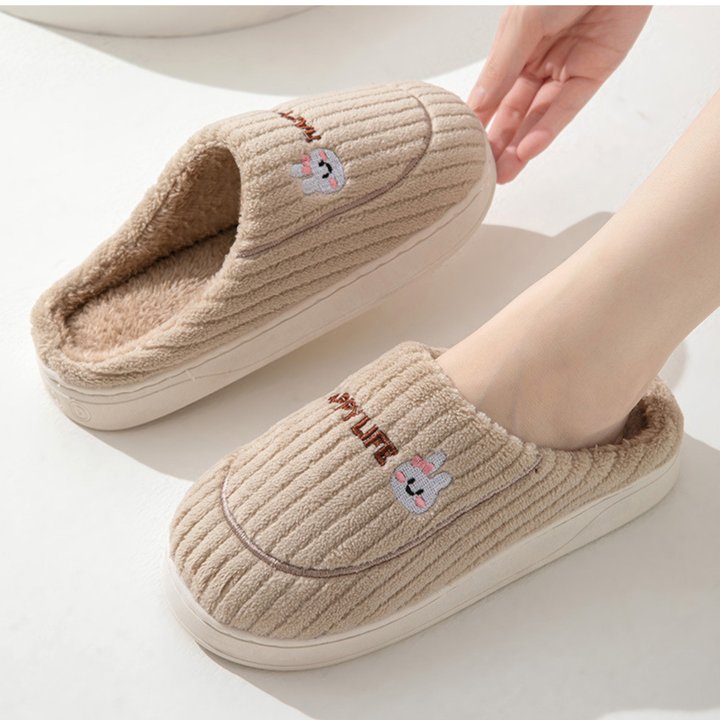 Capucine chaussons en peluche antidérapants Léonie Varenne vue 12