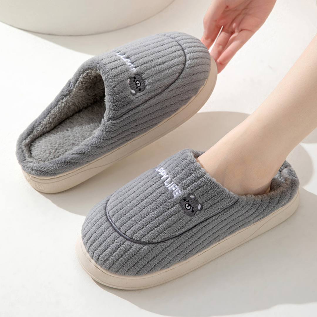 Capucine chaussons en peluche antidérapants Léonie Varenne vue 14