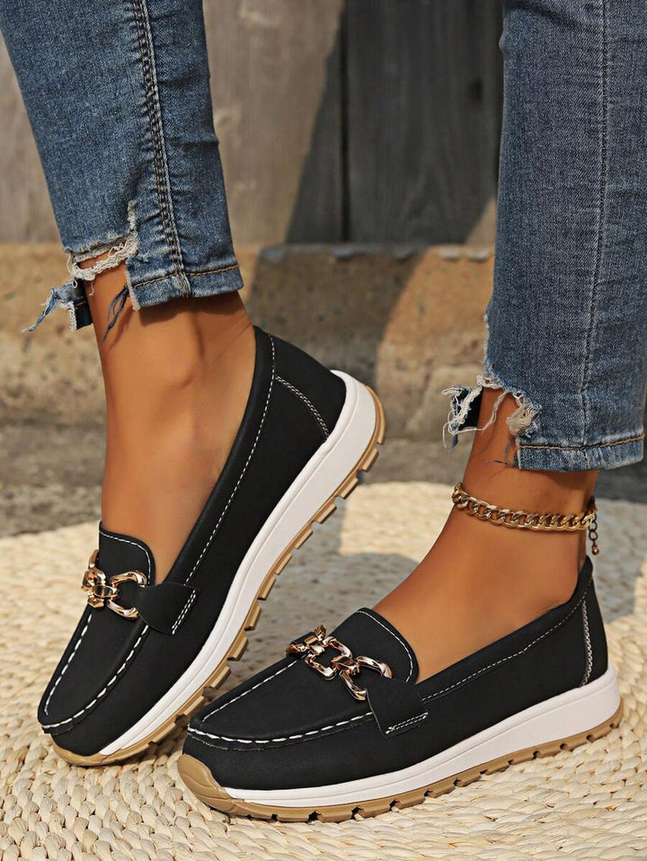 Hélène mocassins classiques en cuir Léonie Varenne vue 12