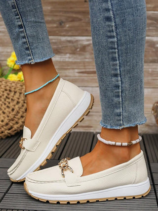 Hélène mocassins classiques en cuir Léonie Varenne vue 18