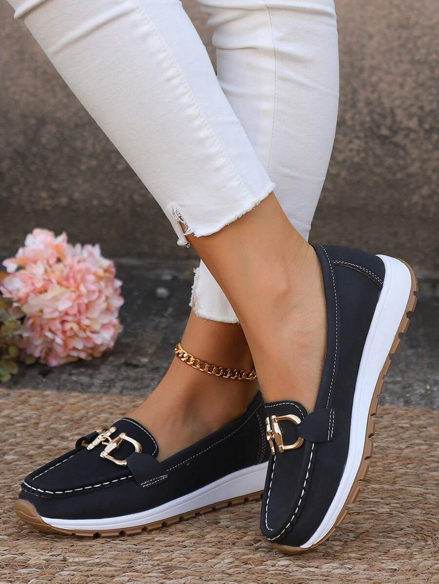 Hélène mocassins classiques en cuir Léonie Varenne vue 4