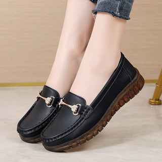 Yvette mocassins en cuir véritable Léonie Varenne vue 7