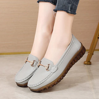 Yvette mocassins en cuir véritable Léonie Varenne vue 8