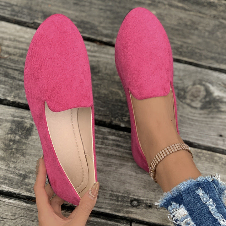 Agathe mocassins pointus unis Léonie Varenne vue 4