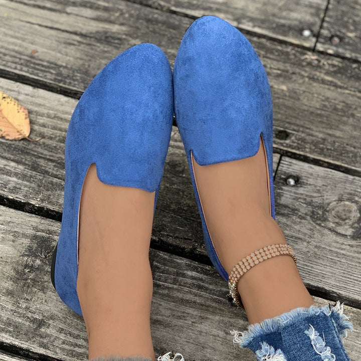 Agathe mocassins pointus unis Léonie Varenne vue 7