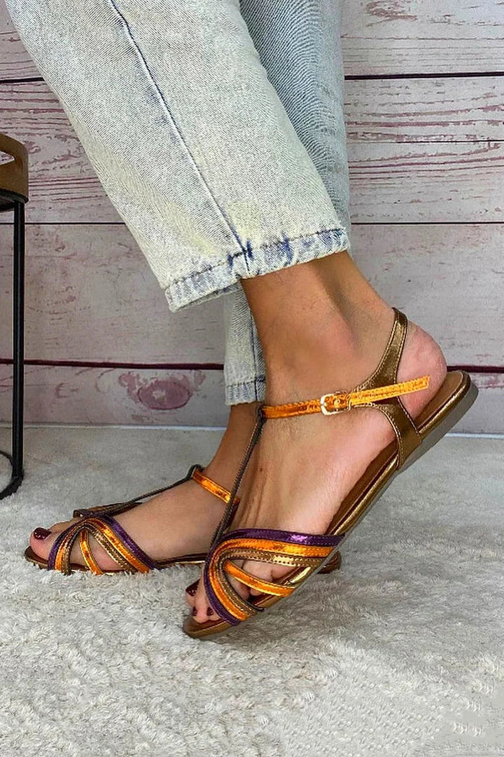 Marine sandales à bride cheville Léonie Varenne vue 3