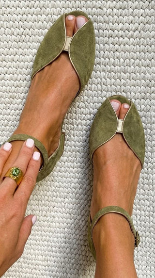 Ambre sandales enveloppantes à brides Léonie Varenne vue 4